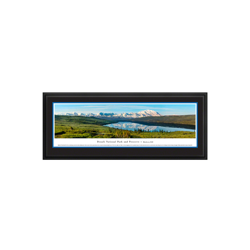Affiche panoramique du parc national de Denali, Blueberry Hill, Unframed, H 13,5 po x l 40 po