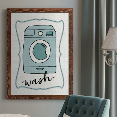 Wash, impression sur toile encadrée