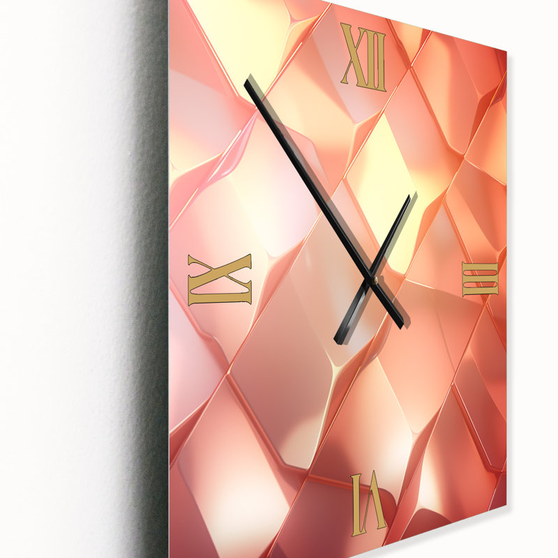 Horloge murale diamant, H 32 po x l 24 po x P 1 po