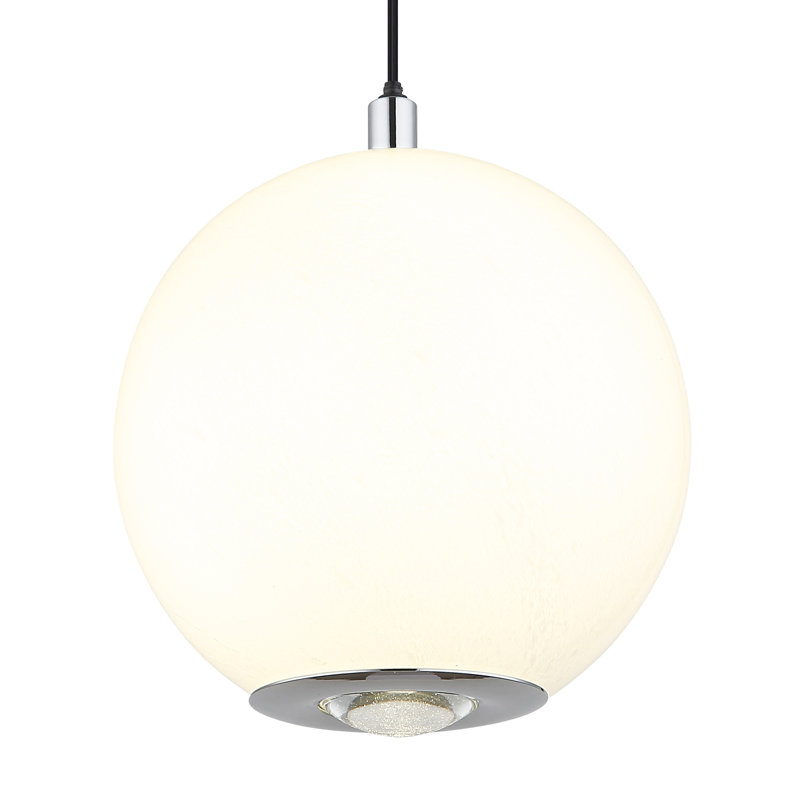 Detzani 1 - Light Nickel Matt LED Geometric Pendant