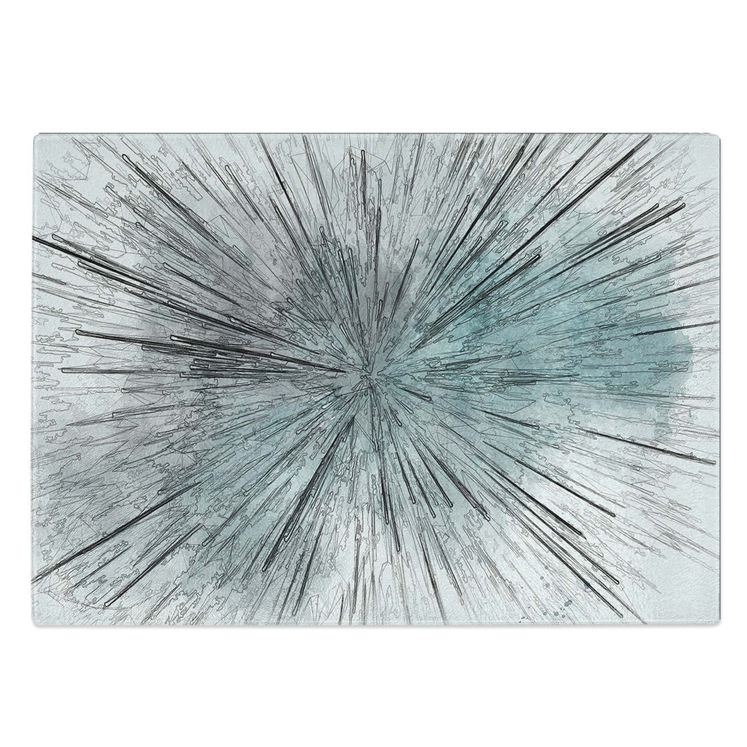 Glass Explosion of Light in Abstract Chopping Board