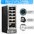 Kalamera Single Zone 11.6'' 18 Bottle Wine Refrigerator with Reversible Door