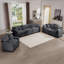 Canapé modulaire surdimensionné 3 pièces Canapé modulaire confortable, 1 canapé modulaire simple, 1 canapé modulaire 2 places, 1 canapé modulaire 3 places en velours côtelé gris