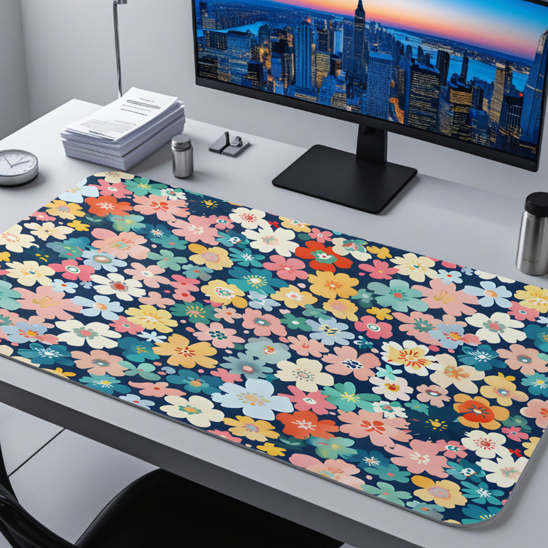Polyester Desk Pad, 31.5x15.5