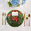 Christmas Wreath Cotton Blend Square Napkins-1748952485