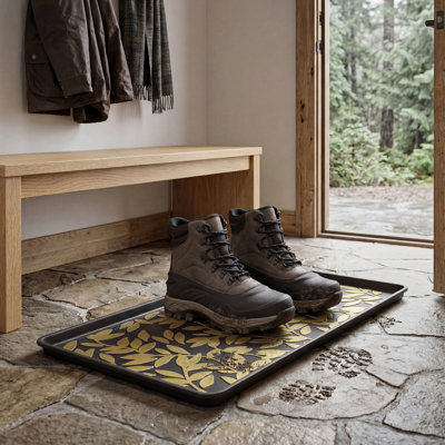 Eddie Bauer Elm Leaves Rubber Boot Trays