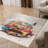 Large Soft Non Woven Printed Rug with Intricate Floral and Geometric Design for Living Room and Bedroom Decor-114334103