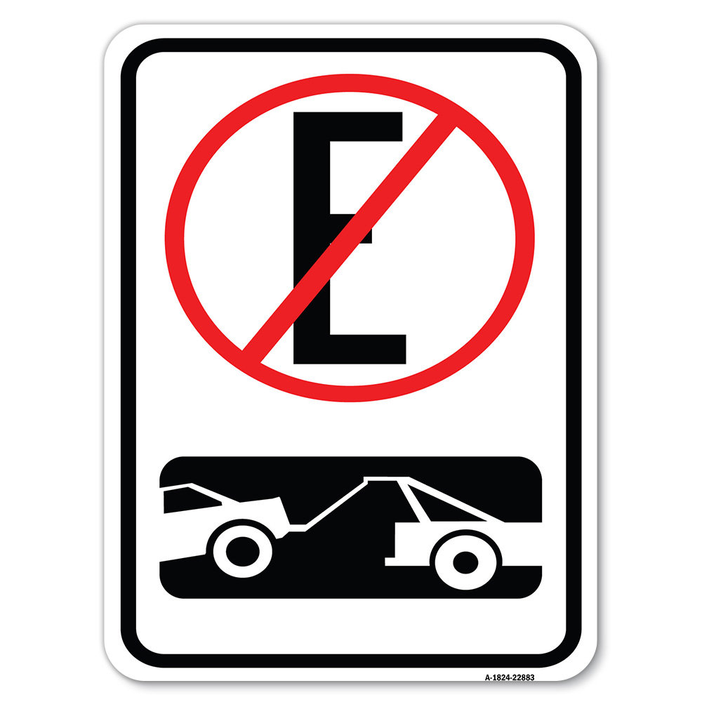 Spanish Parking Control Sign No Estacionar (No Parking) (With Symbol)/22883 SignMission 