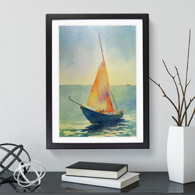 Boat Watercolour - Wall Art