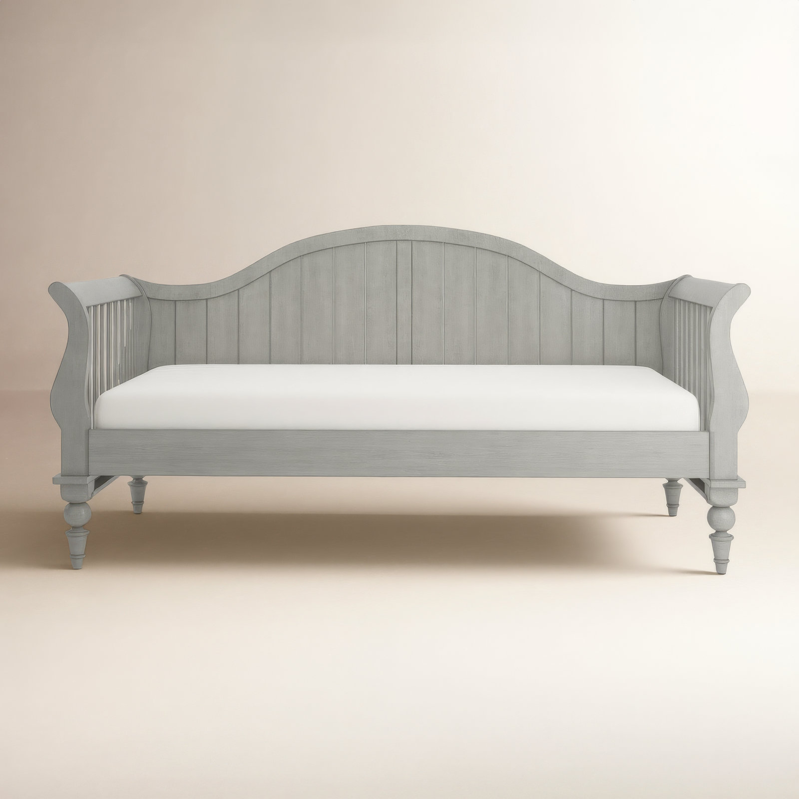 Delaria Open Side Daybed - Twin, Antique Gray