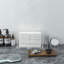 Acrylic and Wood Wall Paper Towel Holder