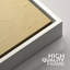 «Minimal Sand Edge Abstract Neutral Design», reproduction d'art sur toile encadrée-531855251-531855261