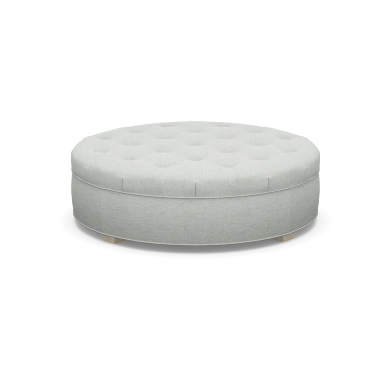 Round Ottoman, 2243-77, Sandstone