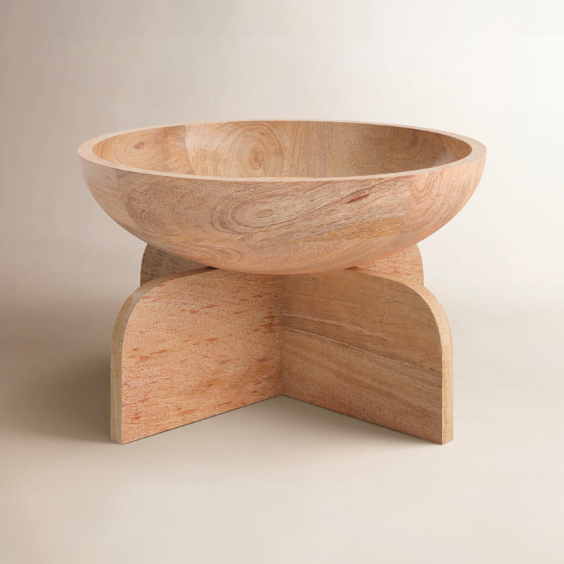 Joss & Main Asherville Wood Serving Bowl
