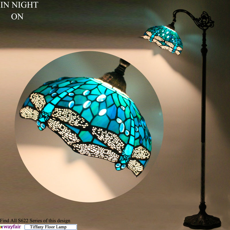Damaris 64'' Bronze Antique Floor Lamp