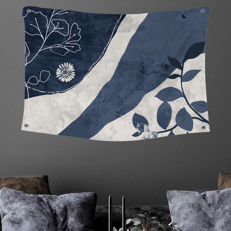 Tapisserie en microfibre, H 88 po x l 104 po