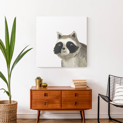 Hello Raccoon Canvas Print