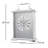 Acctim Althorp Mantel Clock Radio Controlled Quartz Polished Metal Carriage Clock Silver