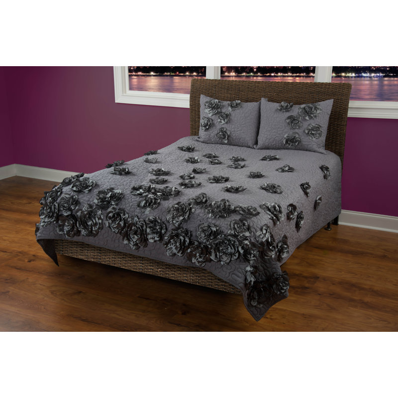 Enchanted Cotton Blend Solid Colour Sham Set, King