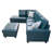 Meeya 103.5'' Faux Leather Sofa