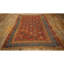 1930s Antique Red Ground Asian Design Chinese Khotan Handknotted Pile Wool Rug