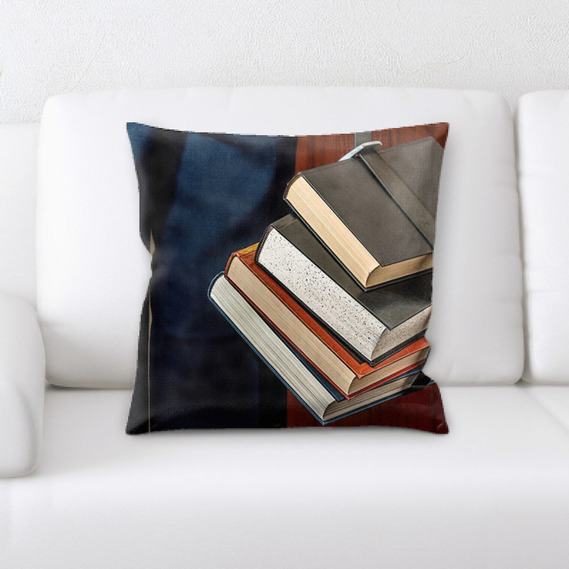 Coussin décoratif books