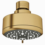 Tempesta Fixed 4-Setting Shower Head Rain O2 Rain Massage Jet Settings