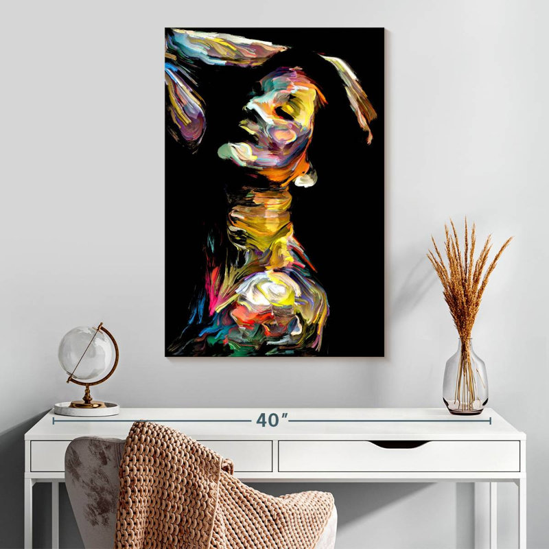 Leisha Captivating Female, 30" H x 20" W