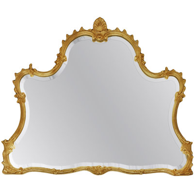 The Marquis De Reims Wood Flat Wall Mirror