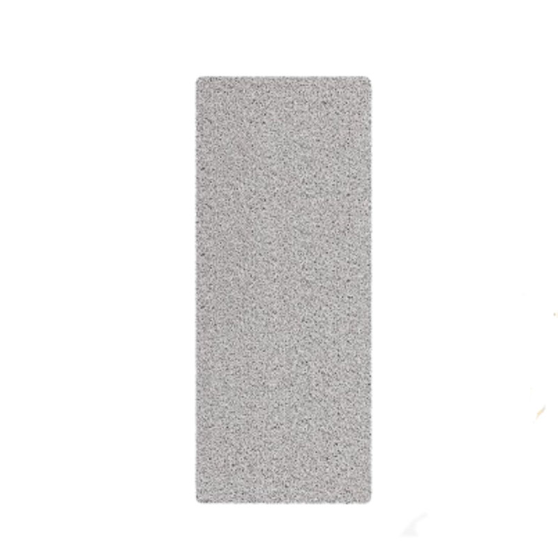 Tapis de bain antidérapant 16 po x 39 po gris clair à séchage rapide