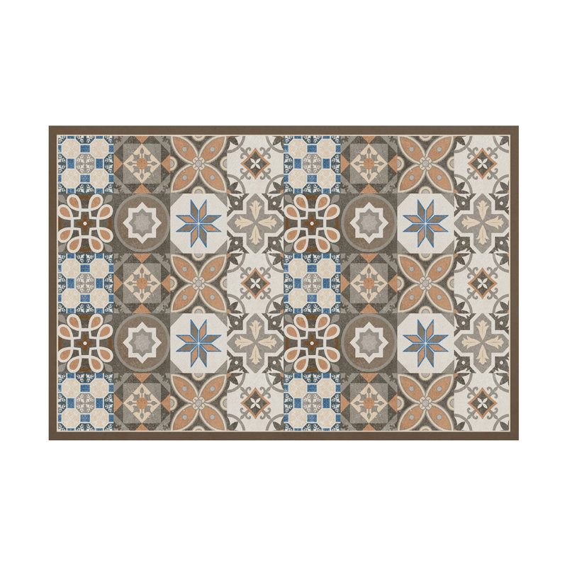 Davanti Vinyl Floor Mat - Tile Collection, Rectangle 2' x 3'