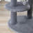 41" Cat Tree Tower with Condo, Scratching Posts, Hanging Ball, Grey
