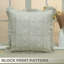 Housse de coussin en coton fabriqué à la main Fab divine, volants gris 18 po x 18 po, housse de coussin à volants-106744481