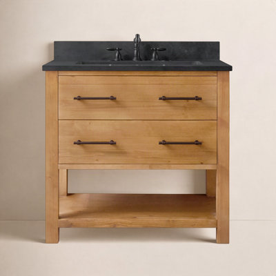 36" Pine Single Bathroom Vanity