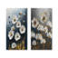 Ensemble de 2 pièces de fleurs bleues et blanches I - Cornflowers-266346024-266346028