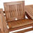 59.8''-78'' W Extendable Solid Wood Outdoor Dining Table with Umbrella Hole
