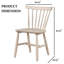 Dossier de chaise de salle à manger-24325763
