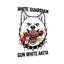 Animaux blanc pistolet Guardian blanc Akita-766227092