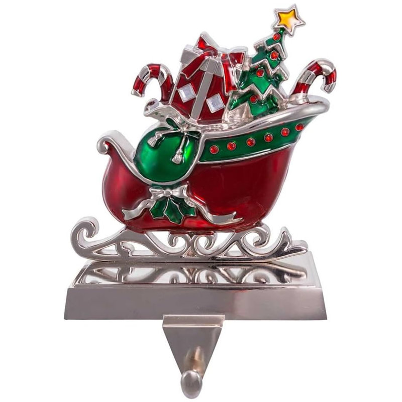 Support de bas de Noël en métal