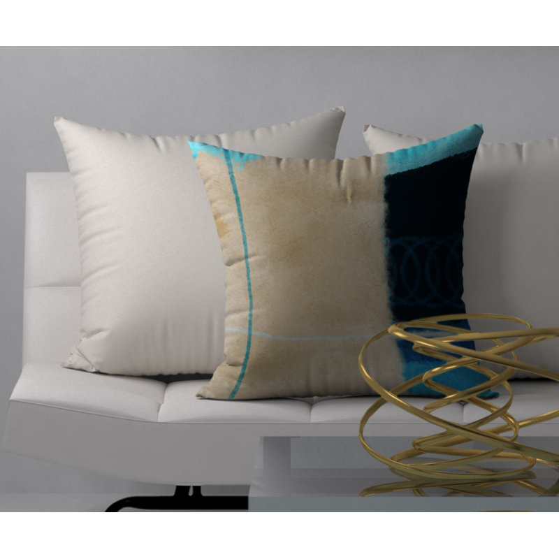 Coussin décoratif carrée escamotable, 18 po x 18 po