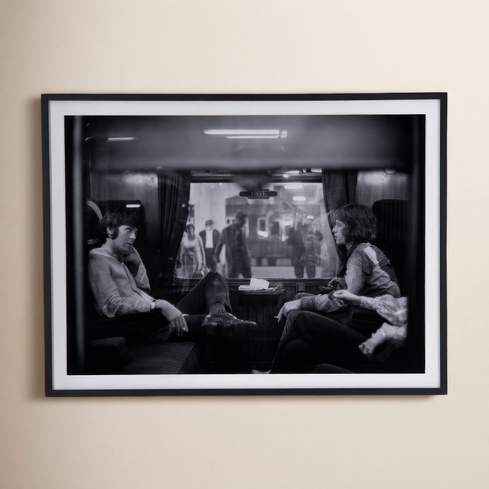 McCartney & Jagger by Getty Images, 18" H x 24" W x 1.5" D