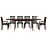 Sarah Extendable Solid Wood Top Four Leg Dining Set