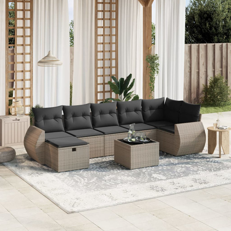 Ensemble de canapé de jardin Vidaxl