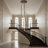Savea 9 - Light Unique Chandelier Large Long Cluster Pendant for Stairs Hallway with Remote Control