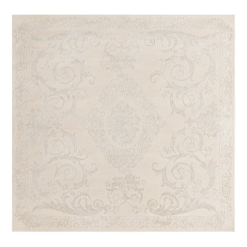 Senter Floral Indoor Rug, Square 7'10"