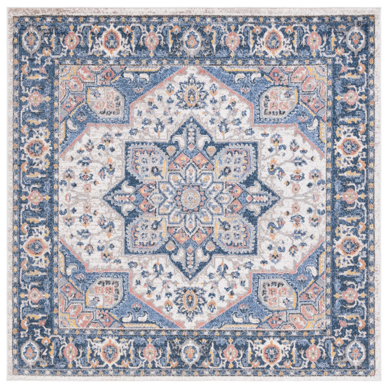 Astoria Performance Oriental Rug, Square 6'7"