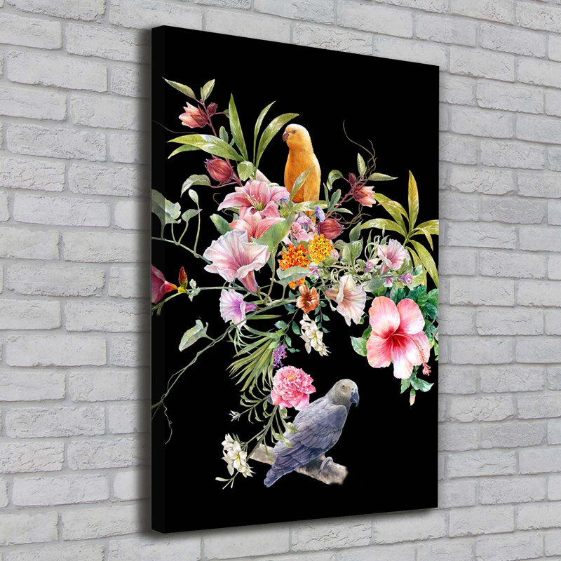 Hawaiian Pattern - Wrapped Canvas Print