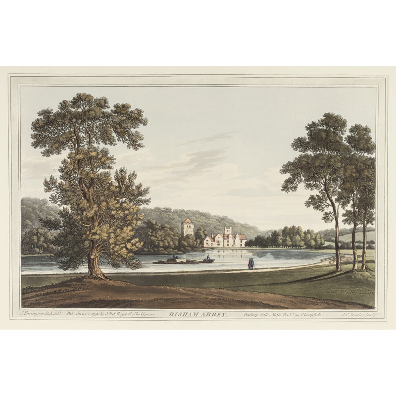 Bisham Abbey - Painting, Wrapped Canvas, 30cm H x 46cm W 