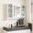3-In-1 Wall Mounted Bathroom Cabinet With Adjustable Shelves & Soft Close Doors-1854463257-1854463259