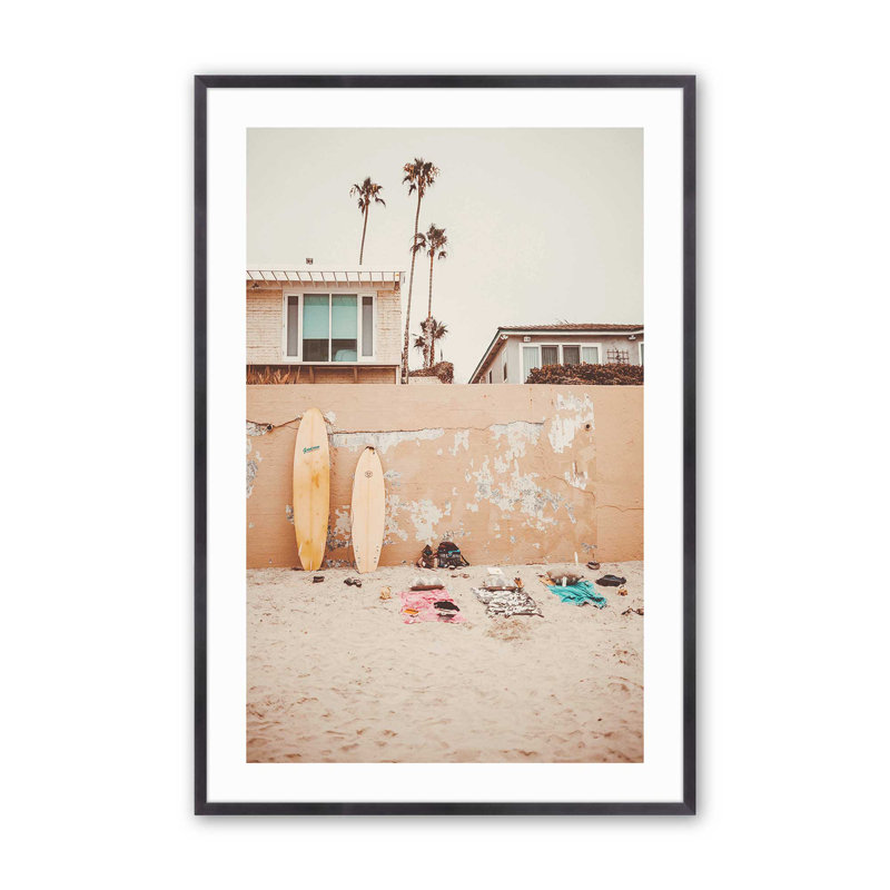 Surfside Dream Print, in a Frame,, 37.25" H x 25.25" W x 1.25" D, Weathered Zinc Framed